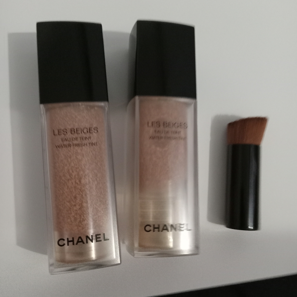 chanel les beiges fresh water tintx2 1new 1used and 1 brush